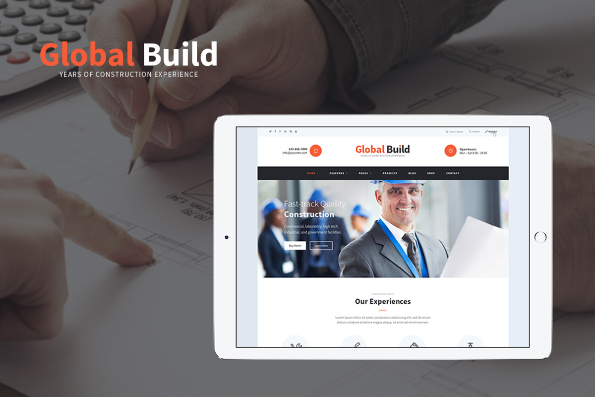 Global Build - Construction WP Theme, a WordPress Template by ThemeREX (Photo 2 of 2)