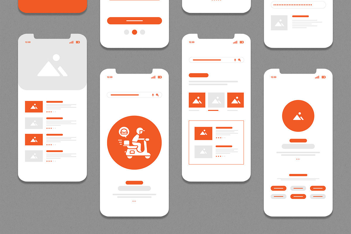 Mobile App Wireframe UI UX Design preview 3