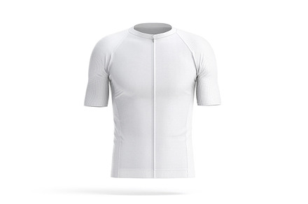 White Men Cycling Jersey 3D Model, an Object 3D Model by rebrandy