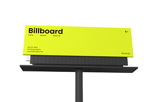 Outdoor Billboard Advertising Mockup, an Advertising Mockup by graphypix