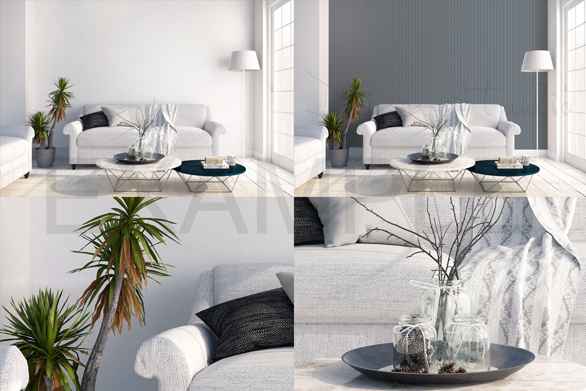 MOCK UPS BUNDLE, 10 INTERIOR PSD, a Print Template by HisariDS Mockup Design (Photo 2 of 11)