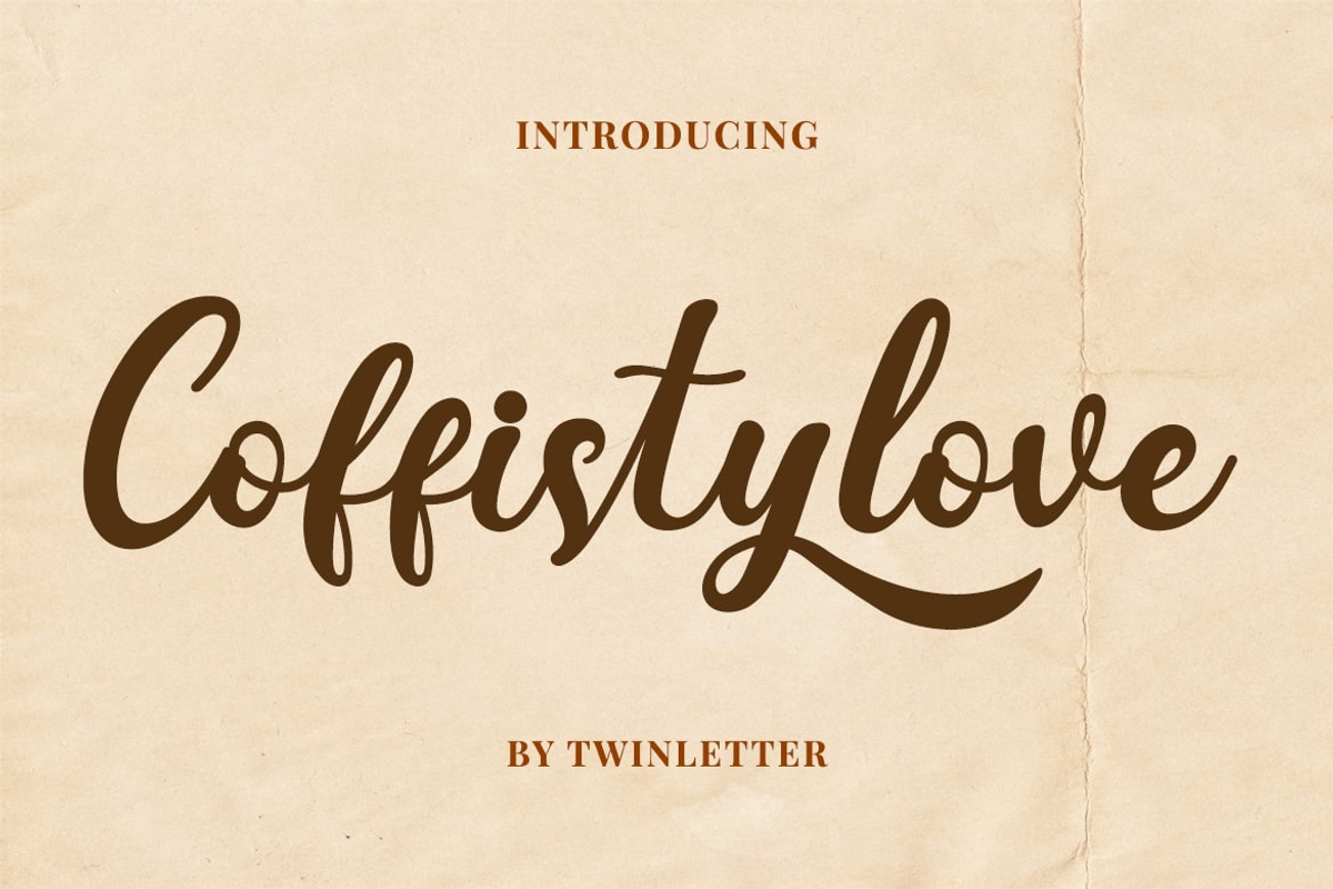 Coffistylove, a Script Font by twinstd (Photo 1 of 14)