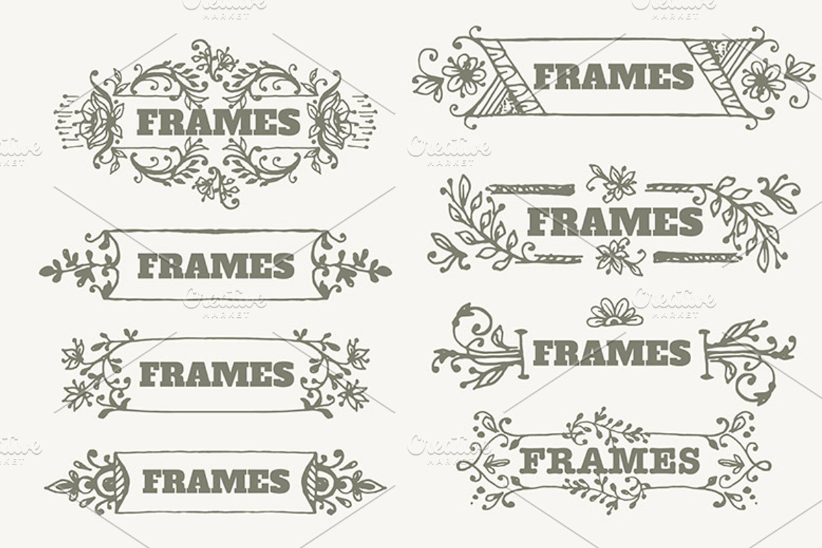 *50* SPRING FRAMES, a Decorative Illustration by ARSCOR (Photo 8 of 9)