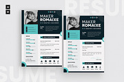 Simple Resume CV, a Resume Template by dokudokunomi (Thumbnail 1 of 4)