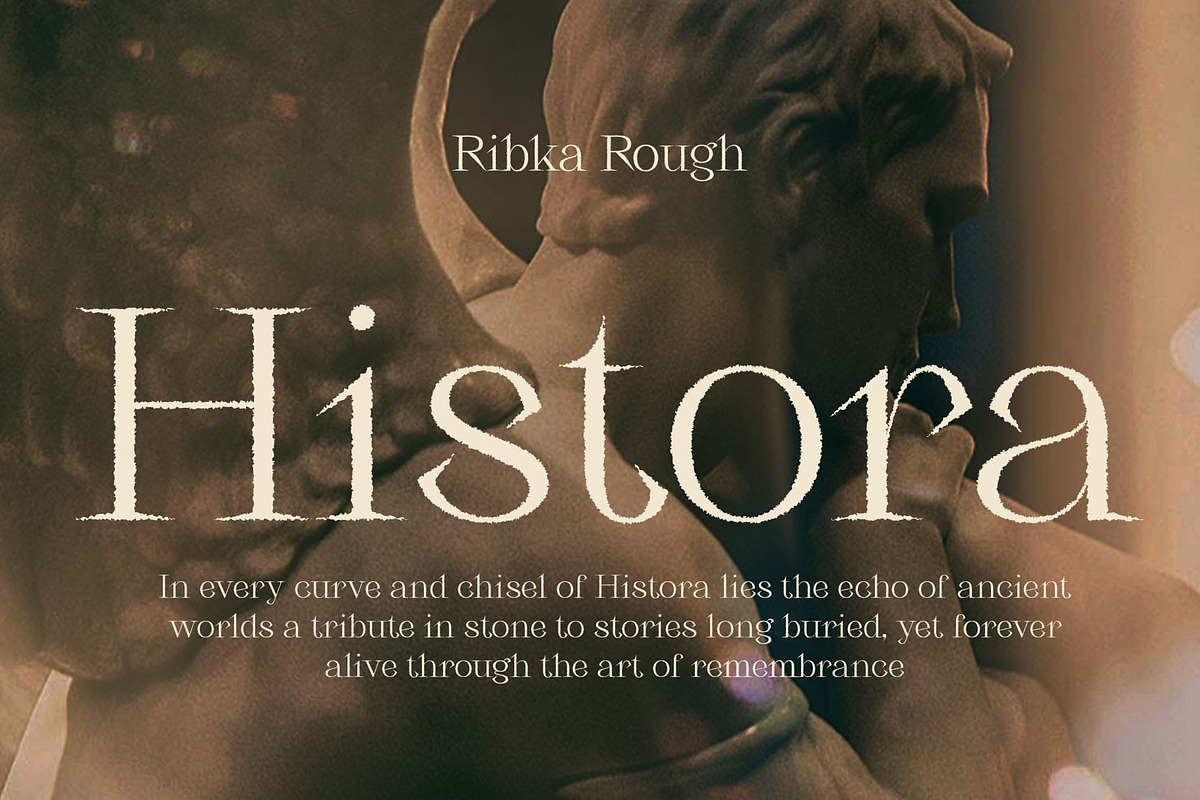 Ribka Rough, a Serif Font by Craft Supply Co. (Photo 3 of 8)