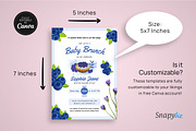 Baby Brunch Shower Invitation, an Invitation Template by Snapybiz (Thumbnail 5 of 8)