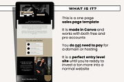 Canva Sales Page - Noir Luxe, a Templates & Theme by Freedom Business Shop (Thumbnail 3 of 10)