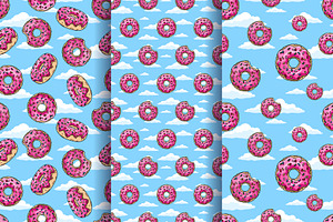 24 Donuts Patterns