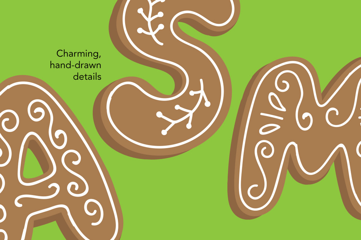 Gingerbread Letters, an Illustration by Quirky Queen Media (Photo 7 of 8)