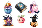 Pastel Halloween Clipart Bundle, an Illustration by Daily.Designs (Thumbnail 2 of 4)