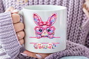 Crochet Easter Bunny Png, an Illustration by DreamCafeArt (Thumbnail 6 of 6)