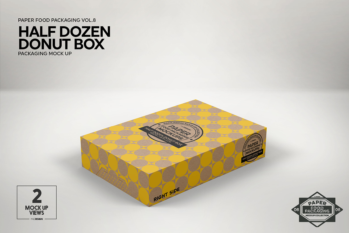 VOL.8 Food Box Packaging Mockups, a Cups & Container Mockup by INCDesign (Photo 19 of 27)