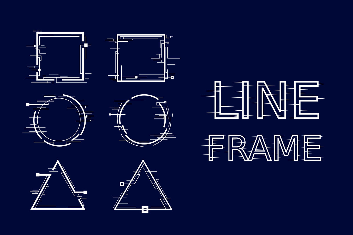 New Abstract Line Frames, an Illustration by azhartz (Photo 3 of 3)