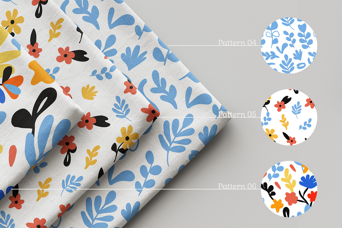 Scandinavian Floral Abstract Pattern, a Pattern Graphic by Asya Melkonyan Patterns (Photo 5 of 20)