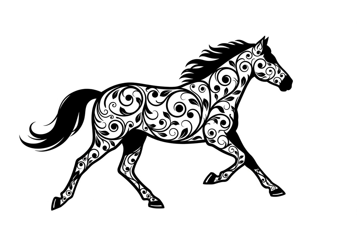 Running Horse Silhouette SVG Bundle, an Illustration by Creativeshirt (Photo 29 of 31)