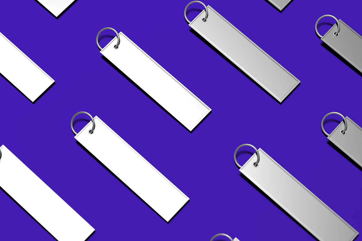 3D Rubber Keychains Mockup, a Household Mockup by Designsation (Photo 3 of 3)