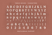 Thrive Wood - Organic Serif, a Serif Font by Letterhend Studio (Thumbnail 7 of 9)