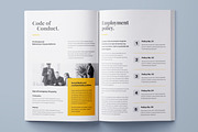 Employee Handbook Template HR Manual, a Brochure Template by Niofix (Thumbnail 5 of 6)
