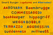 Smart Burger: a fun handwriting font, a Handwritten Font by Missy Meyer (Thumbnail 6 of 8)