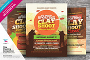 Clay Shooting Competition Flyers, a Flyer Template by kinzi21 (Thumbnail 1 of 4)