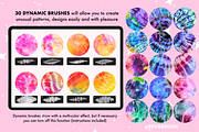 Procreate Tie Dye Textures brushes, a Brush Add-On by Revabrush (Thumbnail 8 of 11)