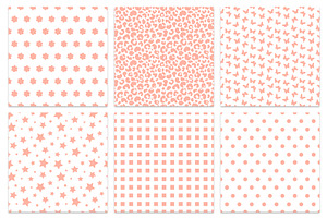 Peach Pattern. Abstract Pattern