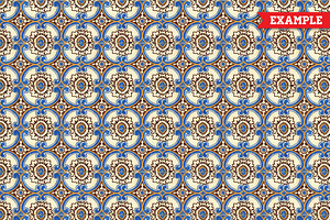 200 Seamless Portugal Azulejo Tiles