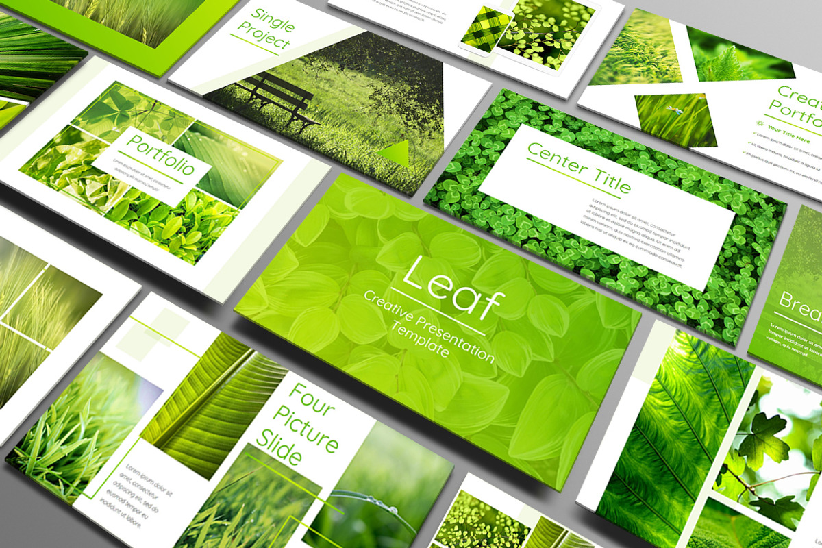 Leaf - Powerpoint Template, a Presentation Template by Helga_Design (Photo 1 of 13)