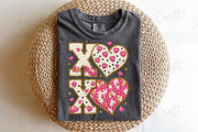 Crochet XOXO Valentine Day Heart Png, an Illustration by OK Design (Thumbnail 4 of 4)