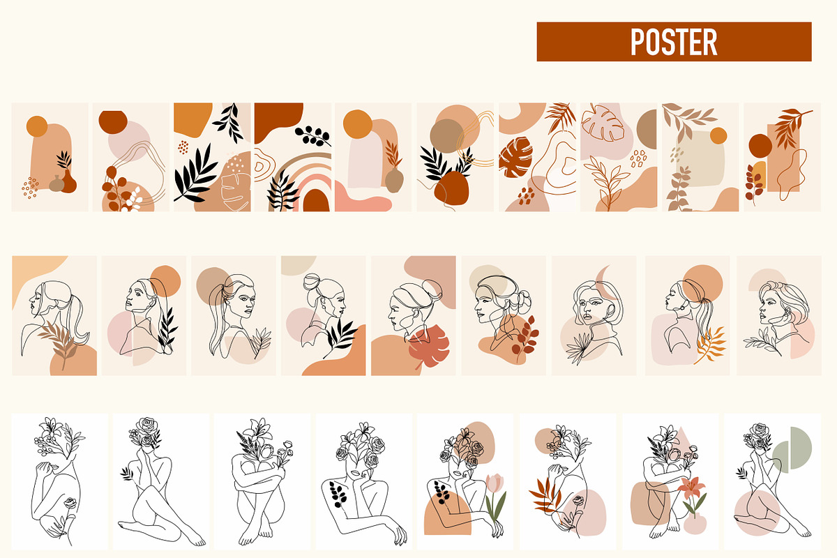 Boho Floral Collection, a Decorative Illustration by Adora ARTS (Photo 5 of 12)