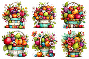 Summer Fruit Basket Clipart, an Illustration by Daily.Designs (Thumbnail 4 of 8)