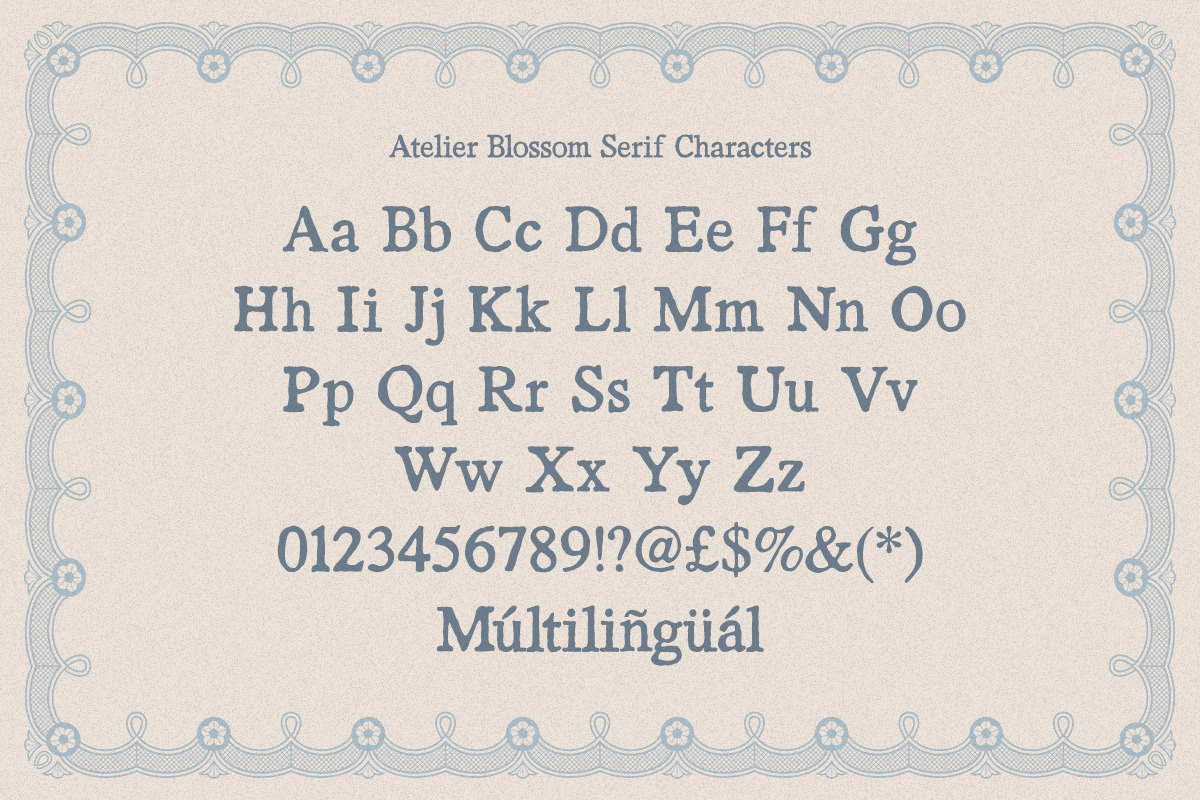 Atelier Blossom | Romantic Font Duo, a Script Font by Get Studio (Photo 17 of 19)