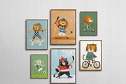 100 Retro Boys Room Wall Art Prints, a Graphic by Malunio (Thumbnail 8 of 11)