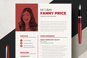 Creative Curriculum Vitae Template, a Stationery Template by ResumeInventor