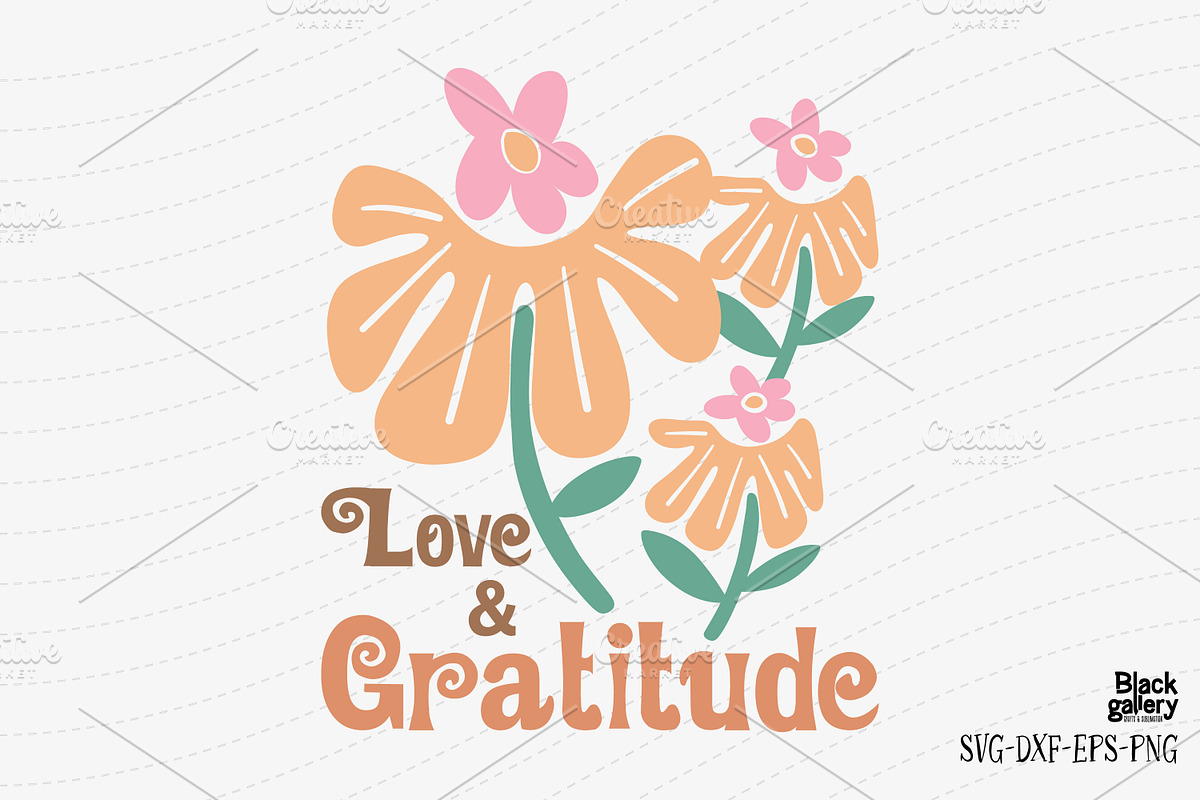 Boho Abstract Flower SVG Bundle, a Graphic by Clipart Bloom (Photo 9 of 16)