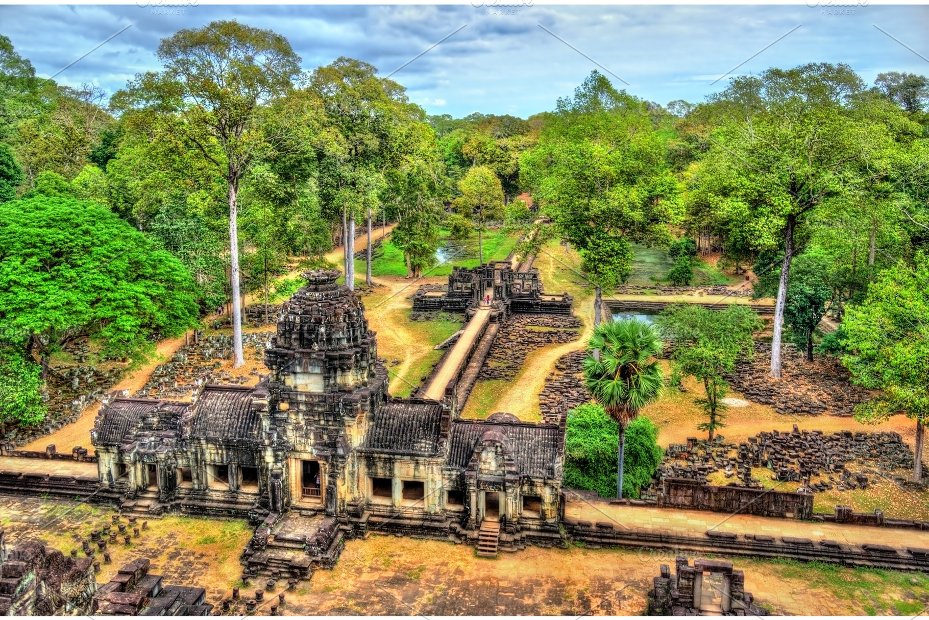View of baphuon temple at angkor thom cambodia featuring asia, baphuon, and, an Architecture Photo by Leonid Andronov
