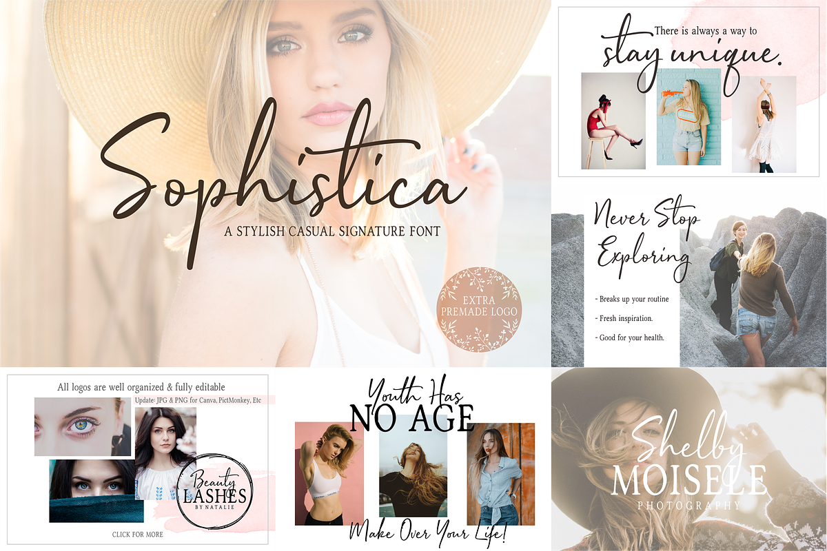 Romantic & Beauty Signature Bundle, a Script Font by 50Fox (Photo 4 of 25)