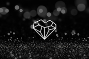 Geometric Love Diamond Logo, a Branding & Logo Template by Luxury Logos (Thumbnail 2 of 4)