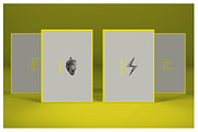 Thunder and Heart Postcard 02, a Flyer Template by Isbela  (Thumbnail 2 of 5)