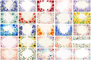 Watercolor Flowers Border Background, a Background Graphic by Forhadx5 (Thumbnail 4 of 16)