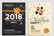Set of 10 Christmas Party Flyer, a Flyer Template by Creative Graphics (Thumbnail 9 of 12)