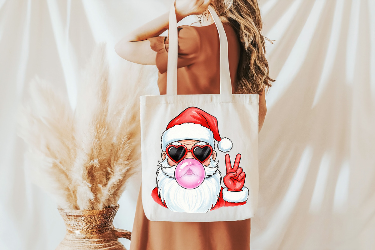 Santa Bubble Gum png, an Illustration by DreamCafeArt (Photo 2 of 7)