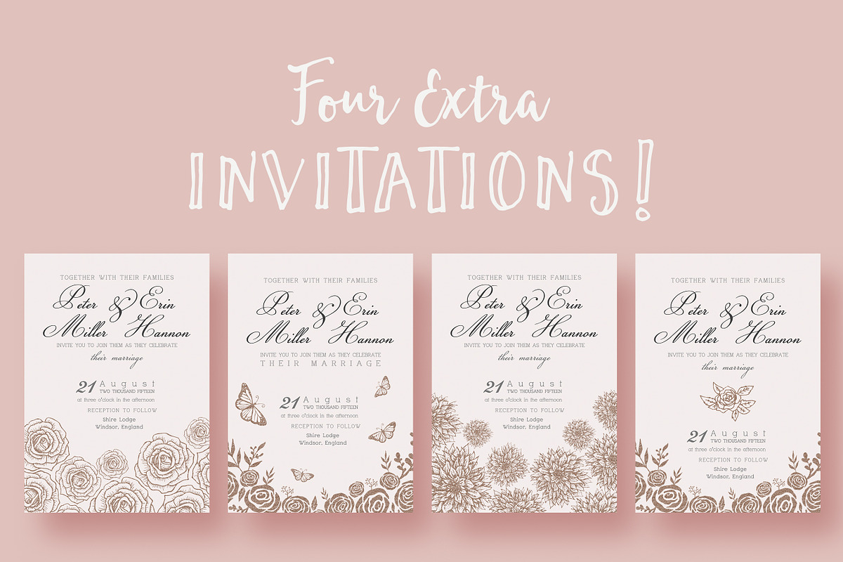 Fairy Tale Wedding Suite, an Invitation Template by Knotted Design (Photo 3 of 5)