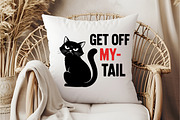 Get Off My Tail Cat PNG Design, an Illustration by DreamCafeArt (Thumbnail 6 of 6)