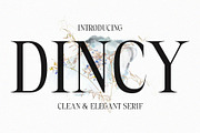 Dincy – Elegant Serif, a Serif Font by Craft Supply Co. (Thumbnail 1 of 8)
