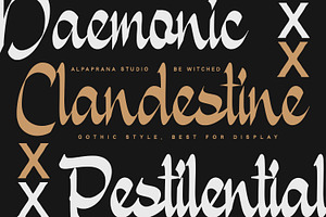 Bewitched - Gothic Script Font