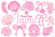 Pearl Bow Seashell PNG Clipart, an Animal Illustration by LemonDesign (Thumbnail 1 of 3)