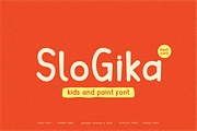 Slogika - Kids Font, a Sans Serif Font by Iqsiart Studio (Thumbnail 1 of 6)