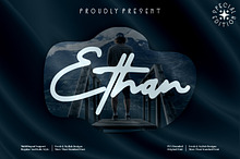 Ethan Signature - Script style font