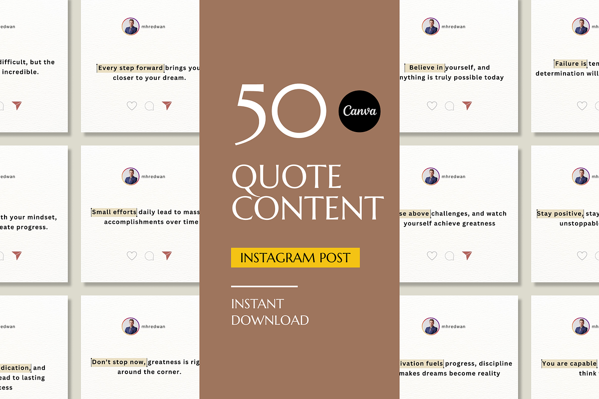 Inspiring Social Media Kits, a Social Media Template by RB Boutique (Photo 1 of 9)